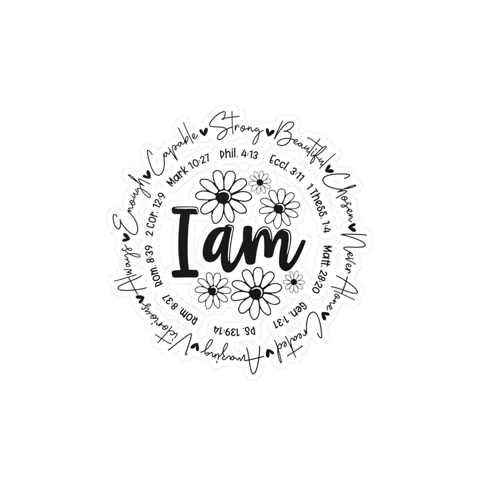 Thumbnail: I am Kiss-Cut Vinyl Decals