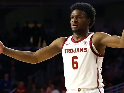 Source: Bronny James 'likely' to be drafted by dads on community rec center team
