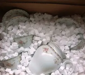 cubos em porcelana