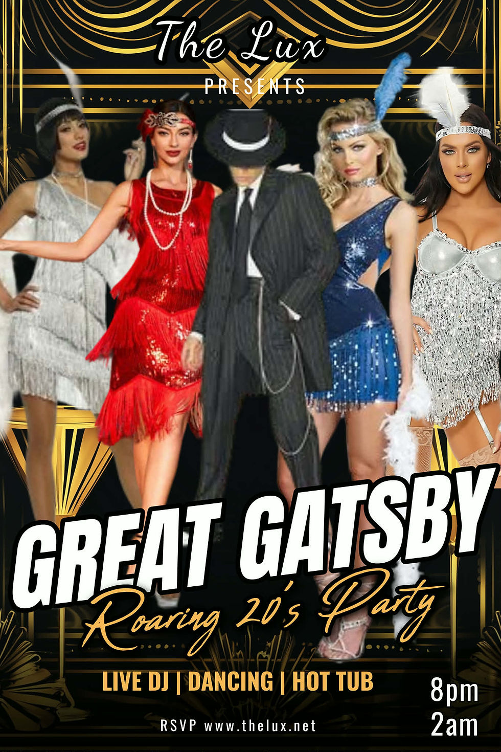 The Great Gatsby Roaring 20's Party @ The Lux!