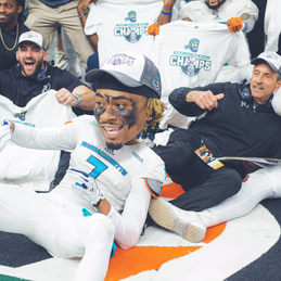 Championship #BigHead Darren Carrington II (WR) was designed by Lobo Figueroa for the Massachusetts Pirates.