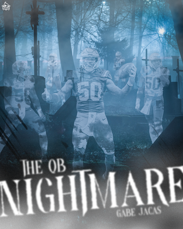 Gabe Jacas - New England Patriots Halloween 2026 design by 10:60 Designs.