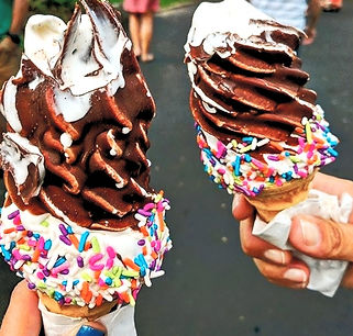soft serve ice cream cone
