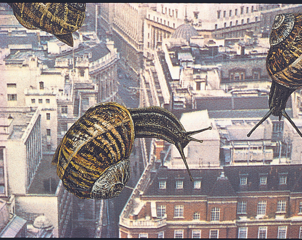 'Here and There' 1994, detail Andrew Carnie, oil on scanner chrome on canvas, 163cm x 163cm