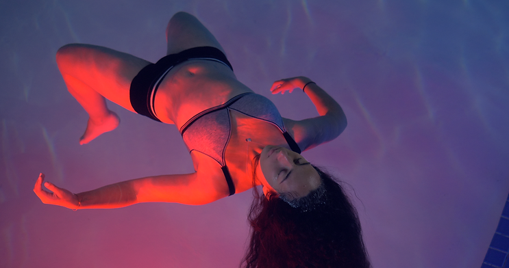 Bedroom, cinematography, filmmaking, indie, short film, yesterday, Alicia Kester, Christiana Charalambous, neon colors, make up, close up, swimming pool, floating, water, beach 