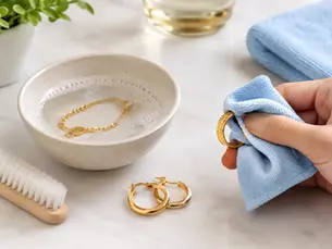 How to Clean Gold Plated Jewelry at Home