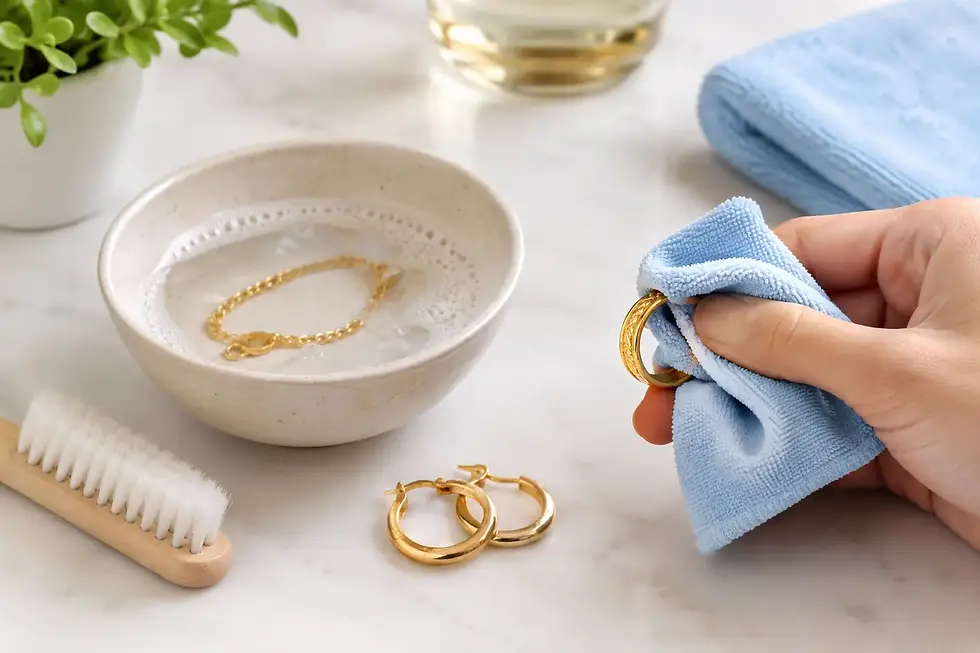 How to Clean Gold Plated Jewelry at Home