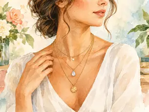 How to Layer Necklaces Everyday With Ease