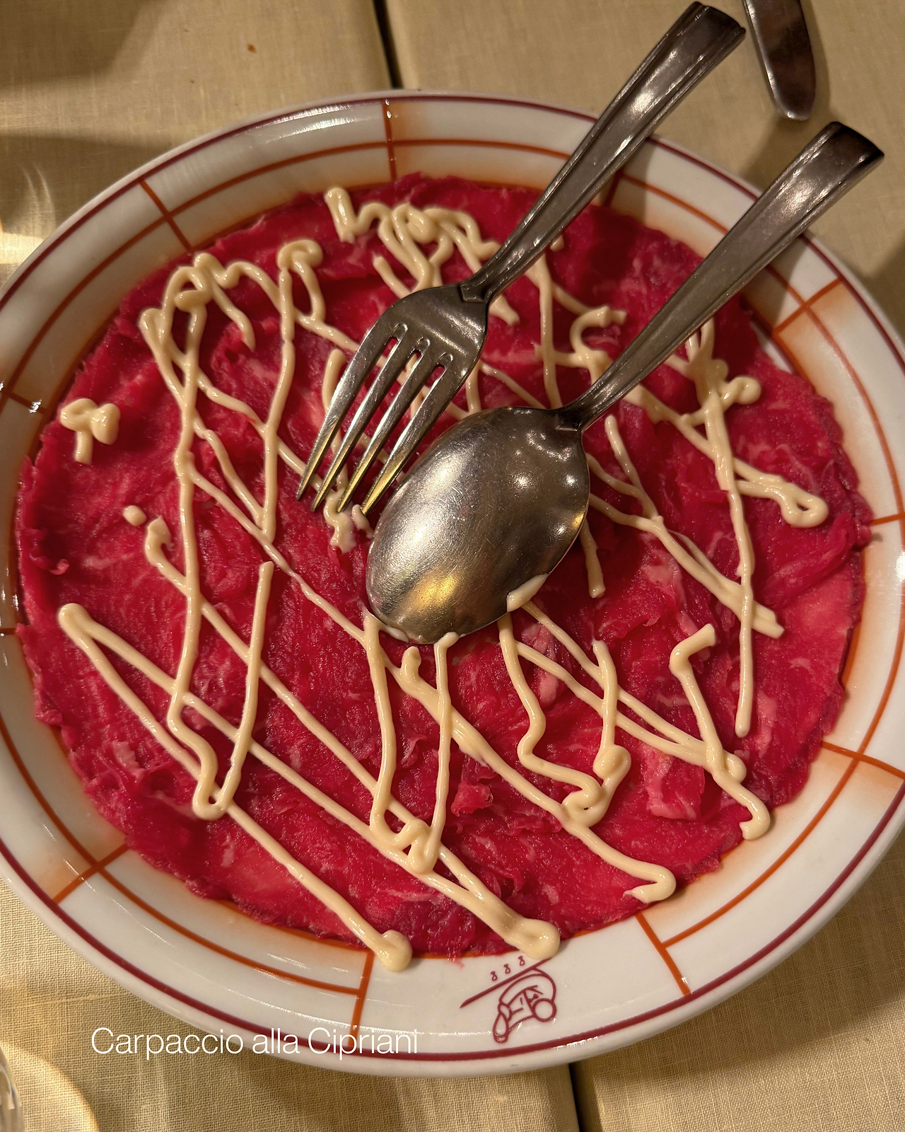 Carpaccio alla Cipriani