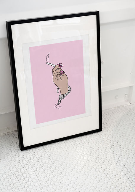 bunter Art print