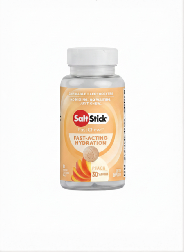 SaltStick Fastchews - Peach - 60 Count Bottle