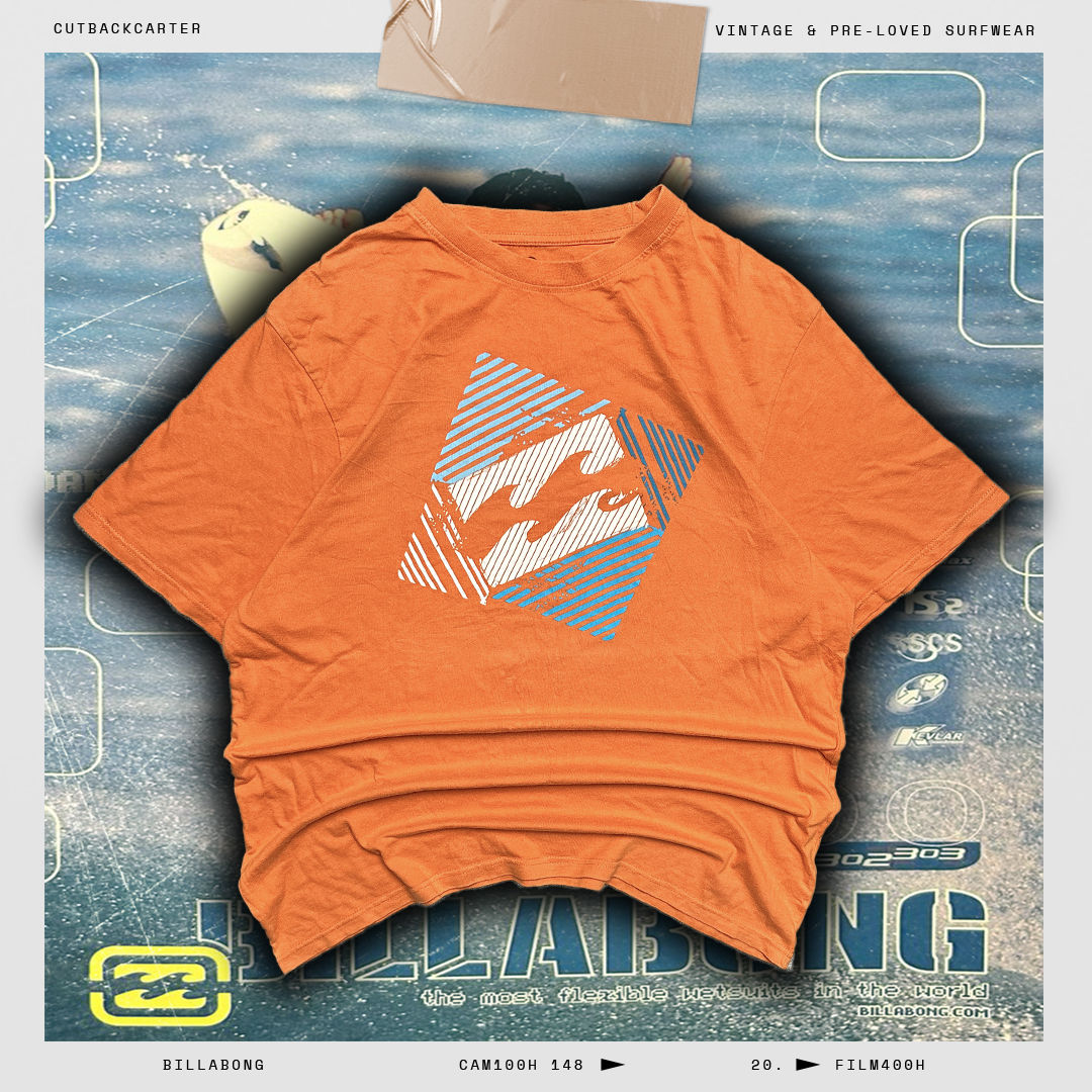 Y2K BILLABONG SQUARE GRAPHIC TEE