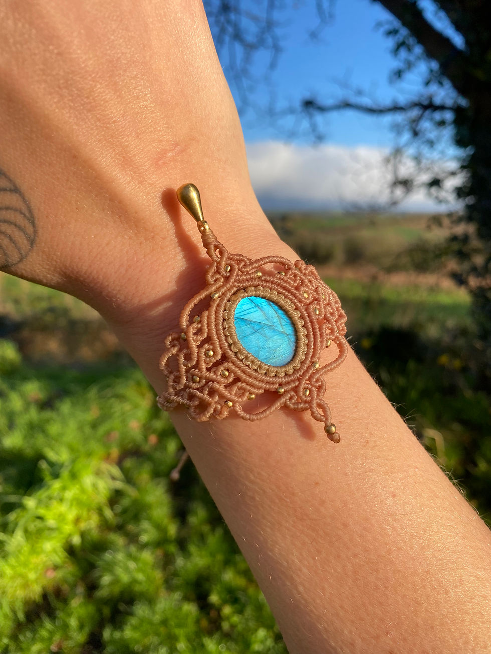 Thumbnail: Azure Light Labradorite Bracelet