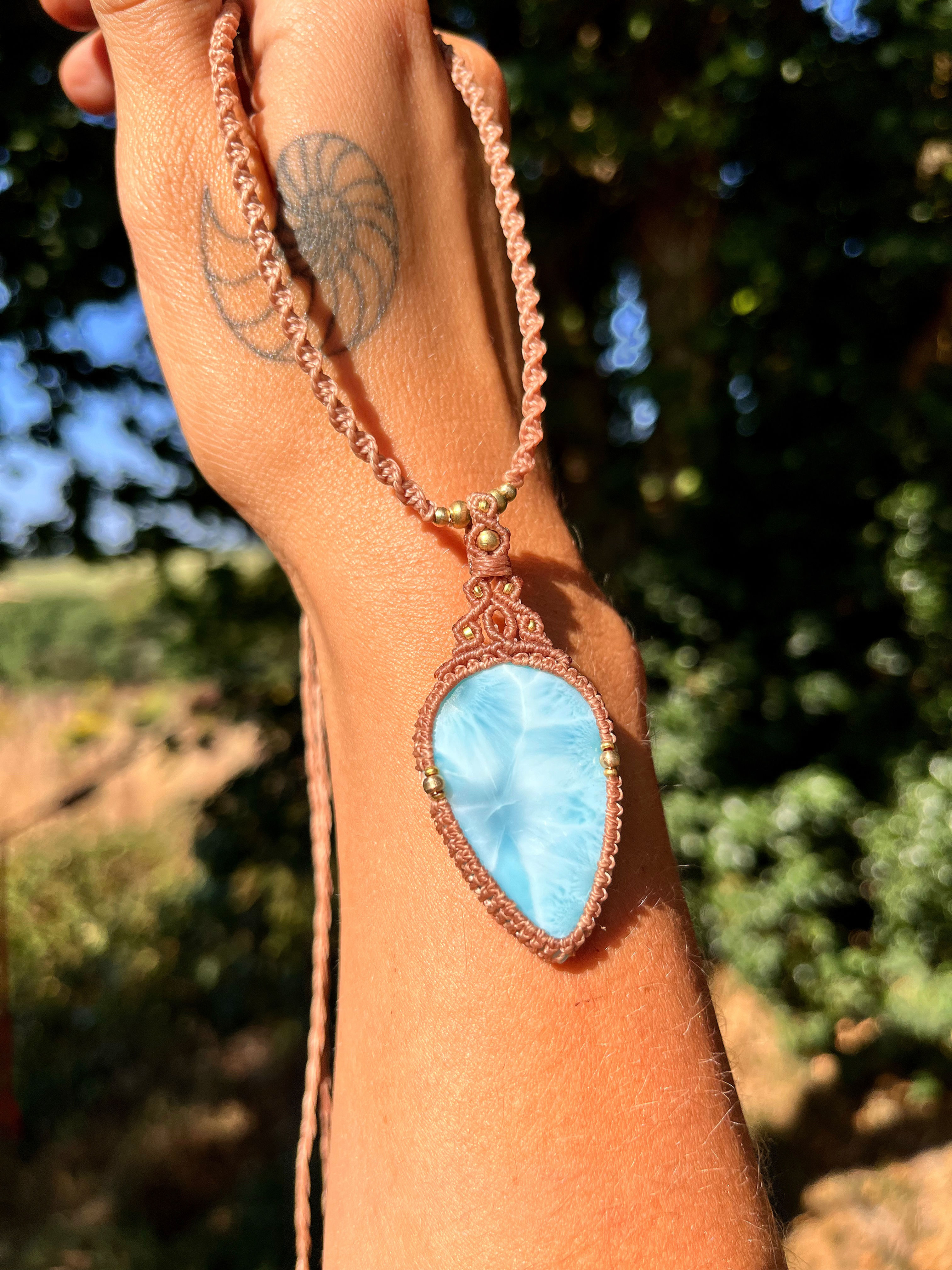Blue Sanctuary Larimar Necklace