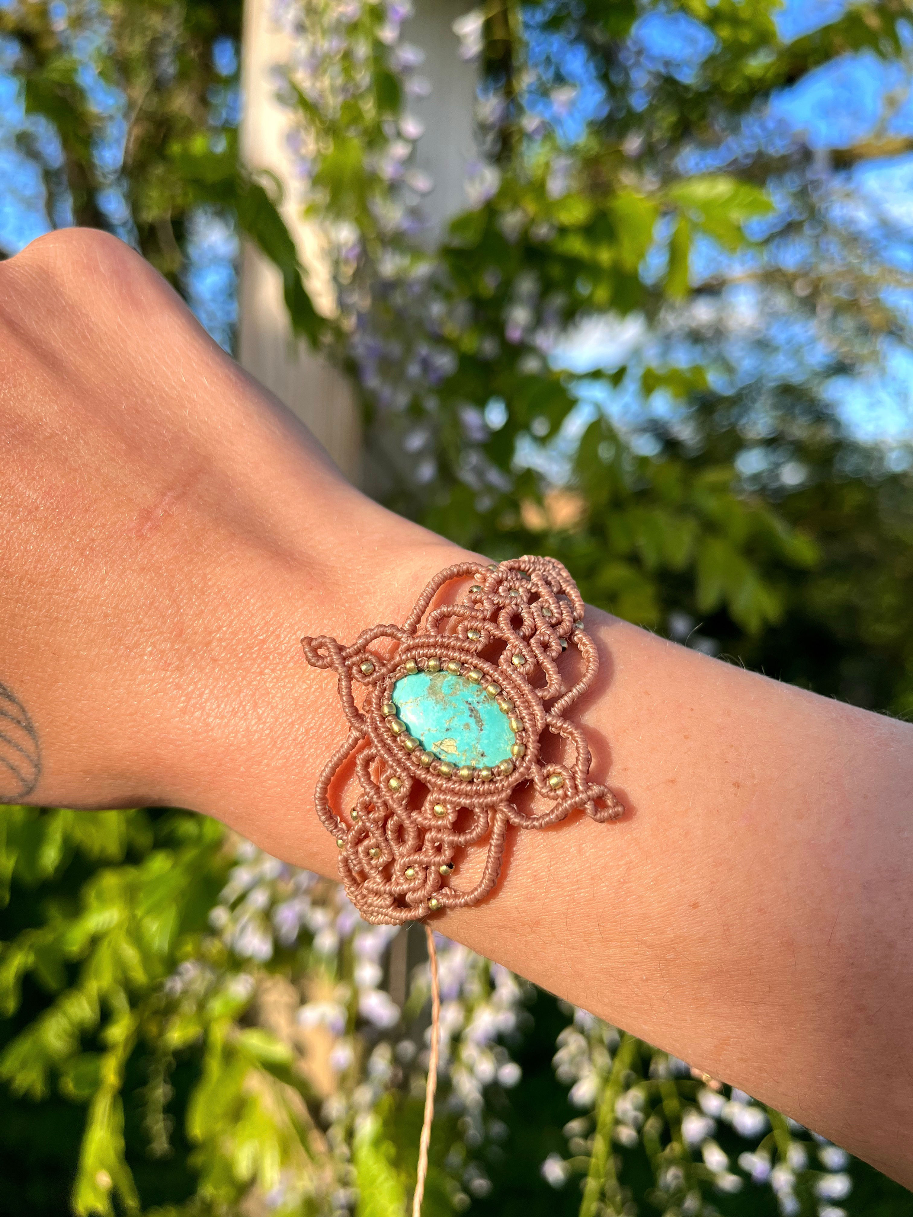 Turquoise Spirit Bloom Bracelet