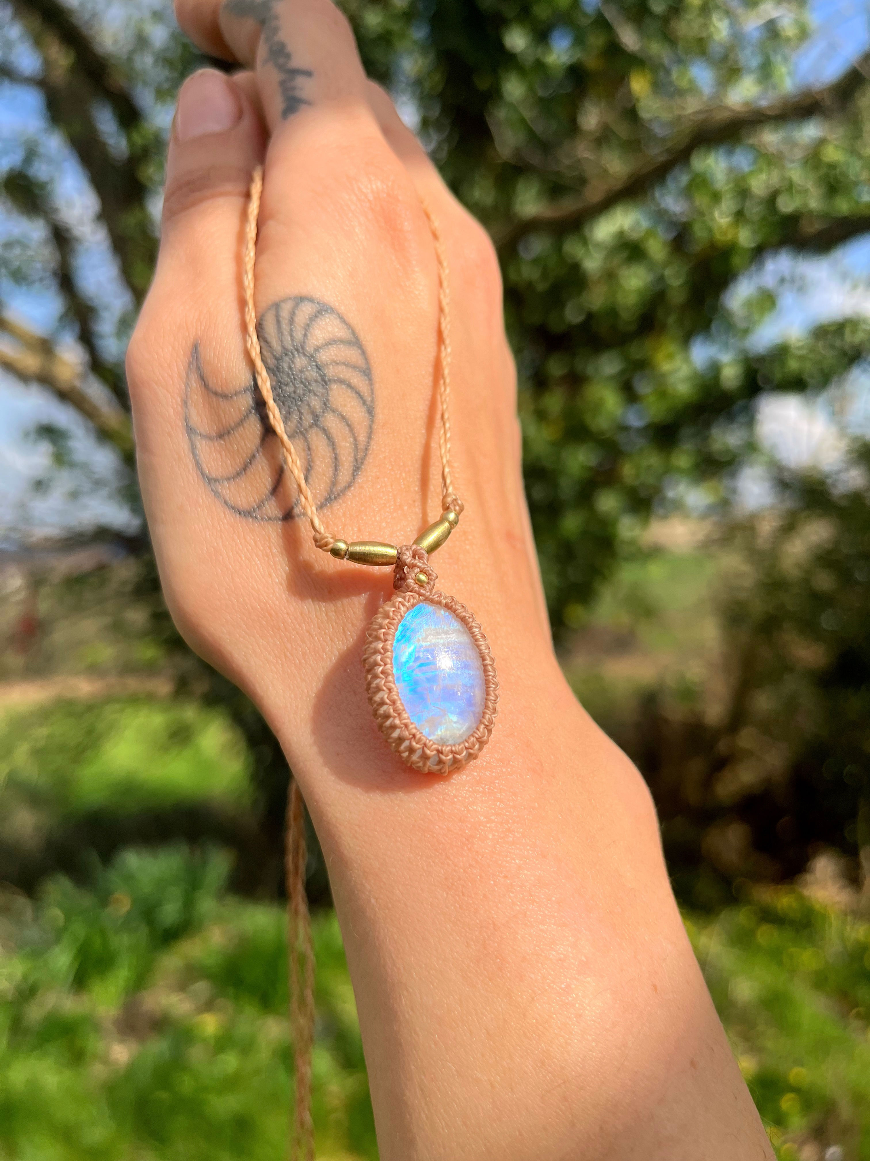Moon Tide Moonstone Necklace