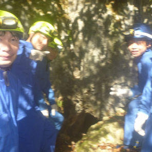 洞窟の中はあったかーい