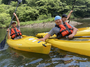 カヌー体験→キャンプの予定が・・