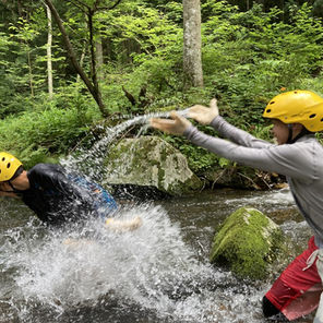 シャワートレッキング スタート