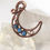 Thumbnail: Copper Crescent Moon Unisex Pendant Necklace