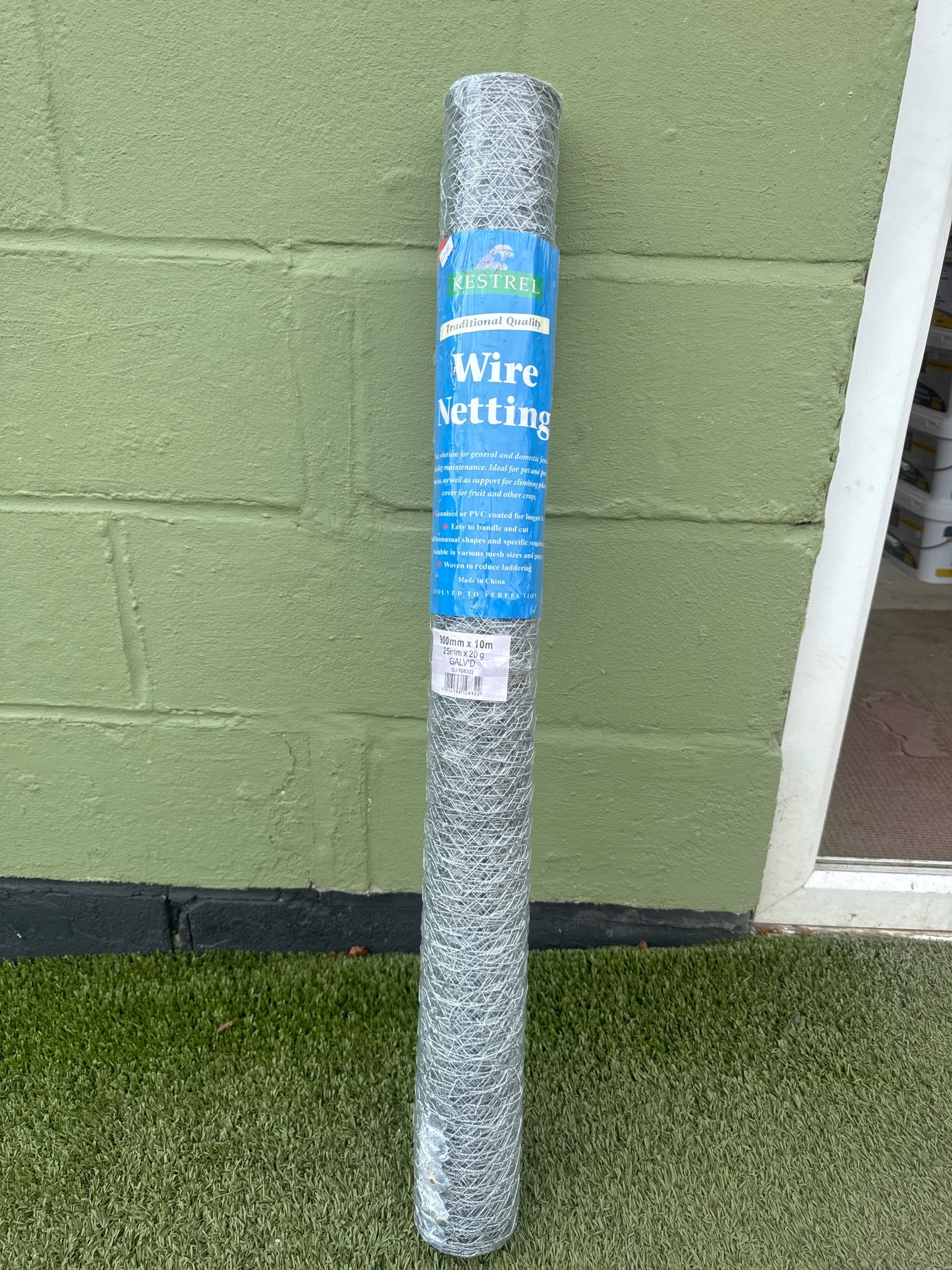 Galvanised wire  netting   900mm x 10m (25mmx20g)