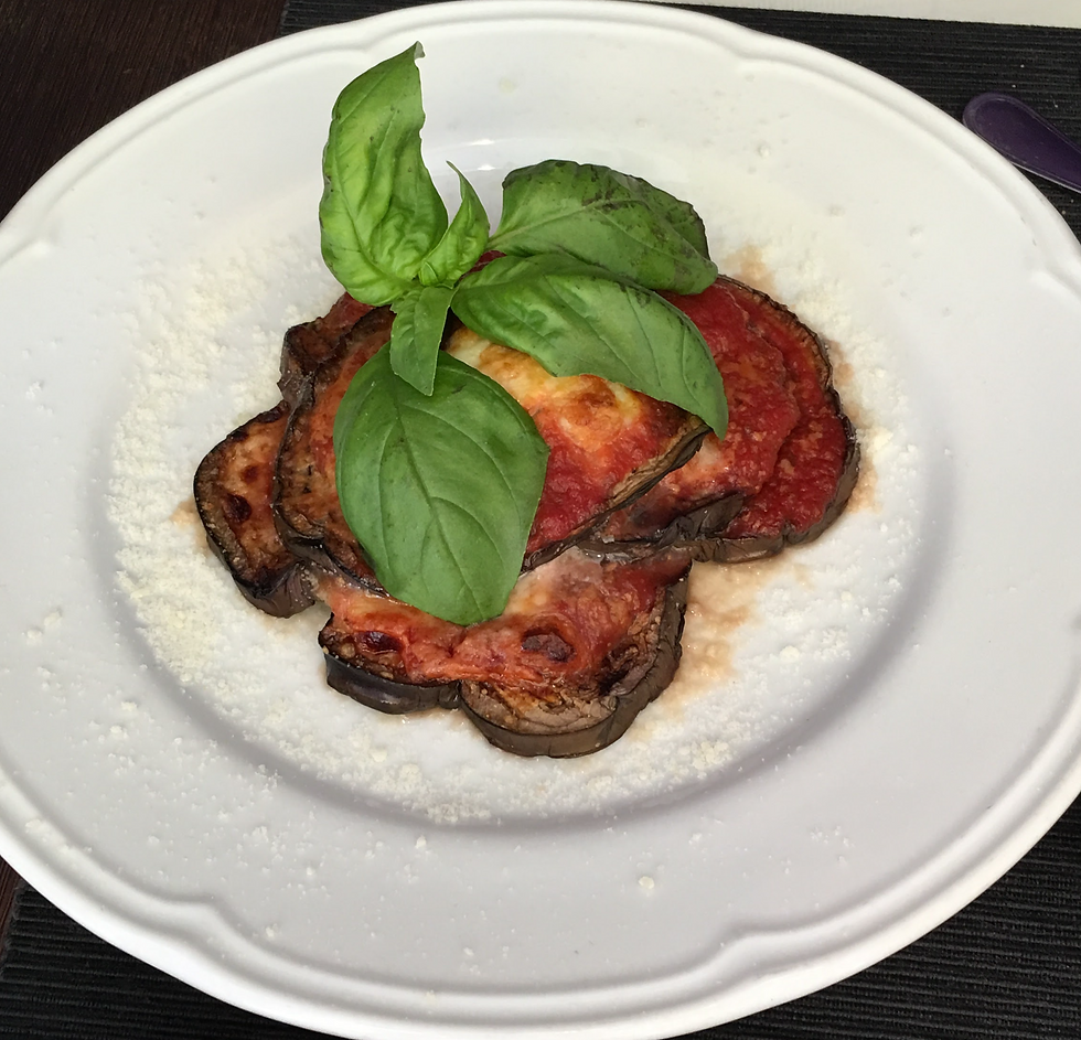 Eggplant Dish, Food in Rome, Amore
