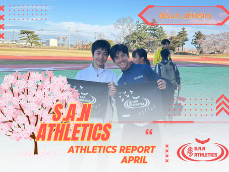 S.A.N ATHLETICS REPORT 2025 APRIL