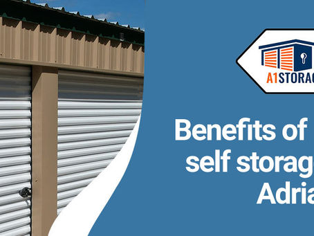 5 undeniable benefits of renting a self storage facility in Adrian
