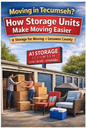 Moving in Tecumseh? How Storage Units Make Moving Easier