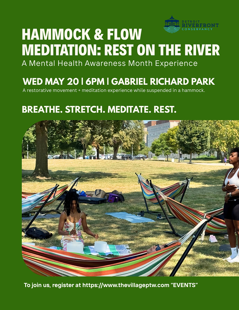 Hammock & Flow Meditation: Rest on the River