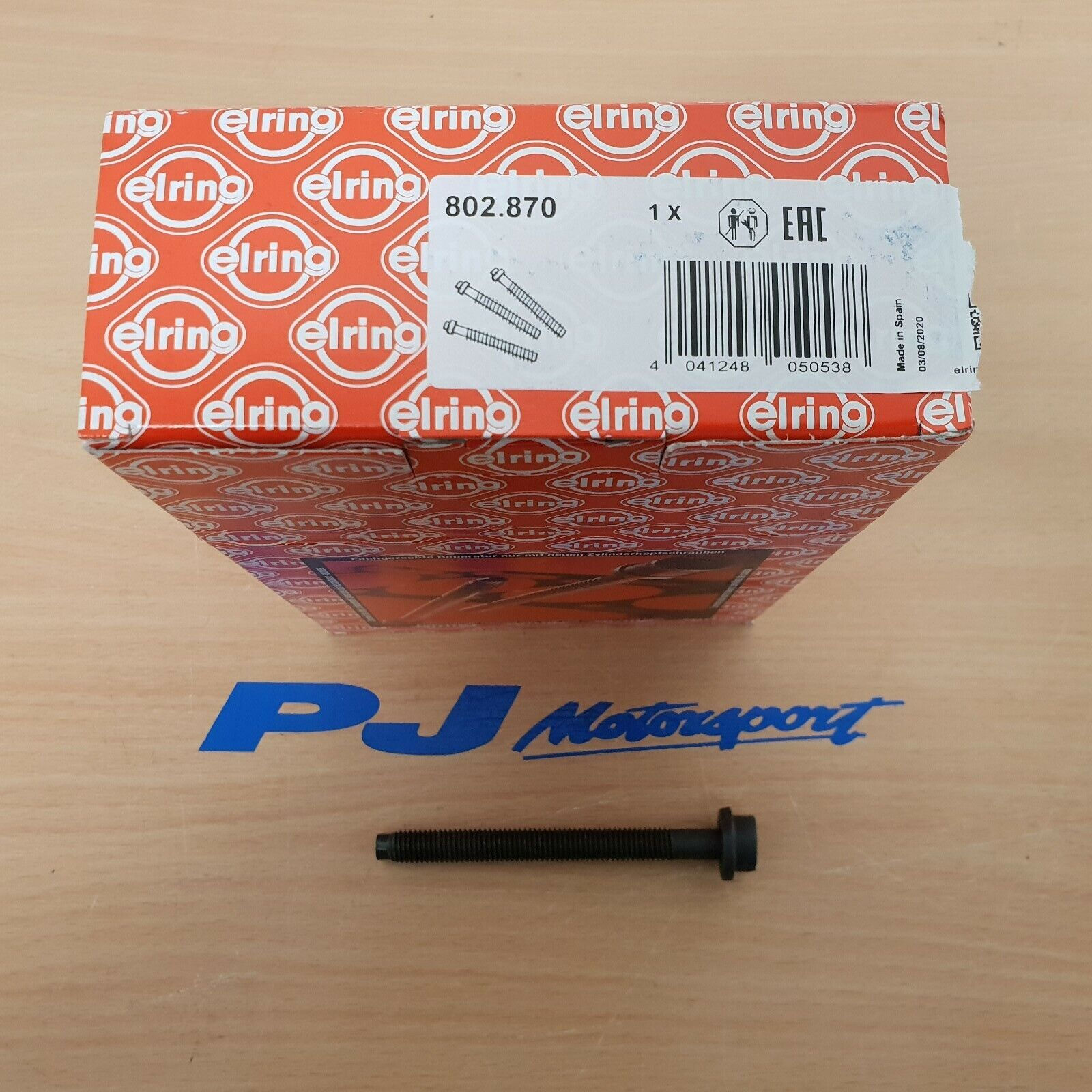 Elring Ford Zetec 1.8L 2.0L Head Bolts Silvertop & Blacktop Engines (Inc. RS)