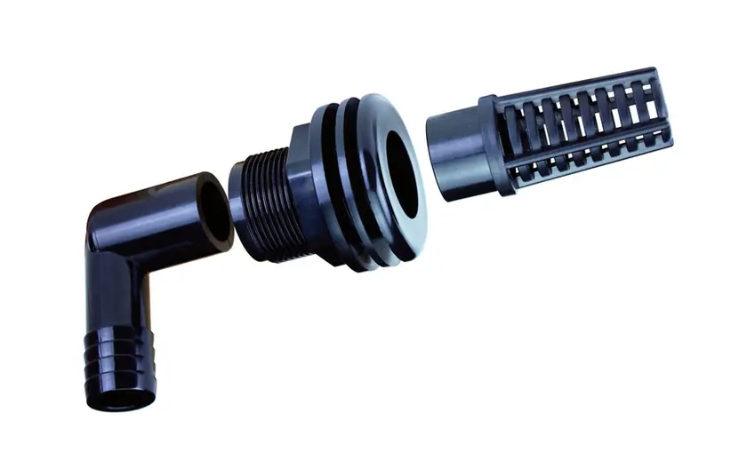 Lifegard bulkhead Assembly kit Set with Strainer and Barb Lifeguard