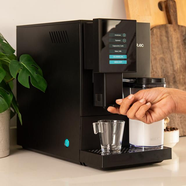 Miniatura: Cremmaet Compactccino Black Cafetera superautomática compacta con 19 bares, tanq