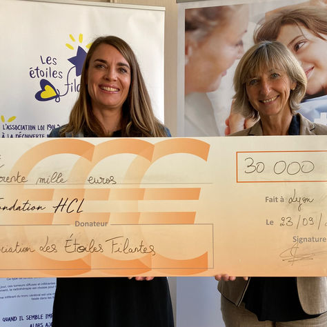 30 000€ pour la fondation HCL à l'occasion de Septembre en Or 