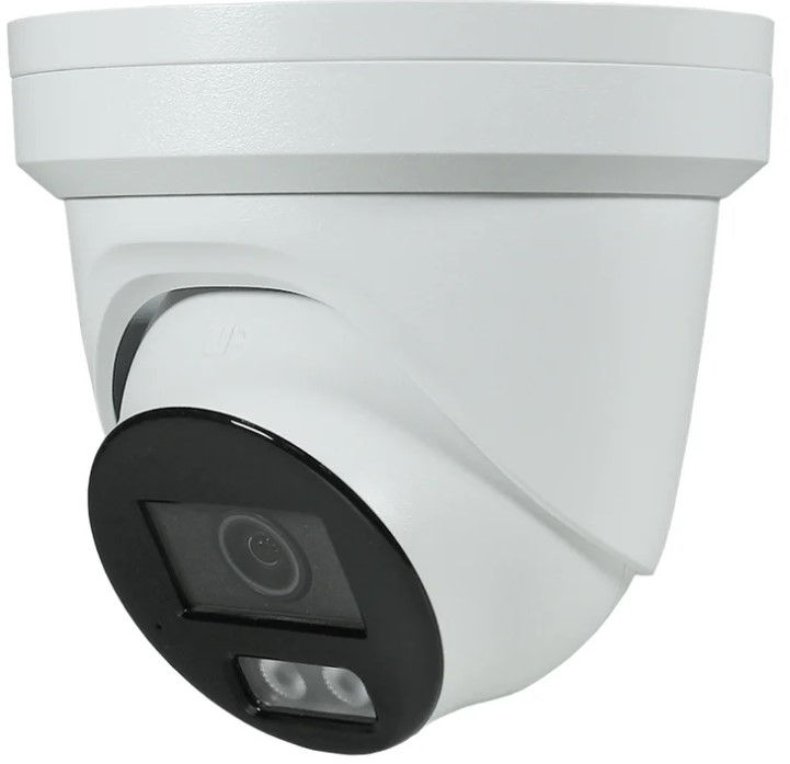 8MP Smart Hybrid Light Fixed Turret Network Camera, Support Human and Vehicle Detection, I