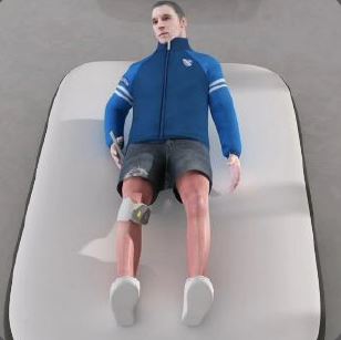 trening v ležečem položaju