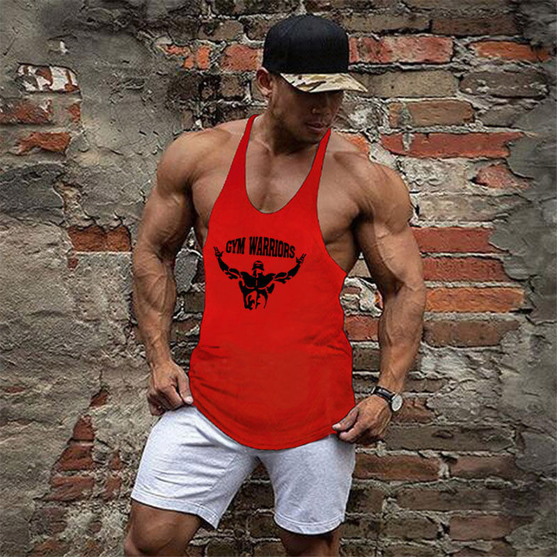 Miniatura: Muscle guys Brand Clothing Gym Tank Tops Mens Fitness cotton Clothes Singlets Me