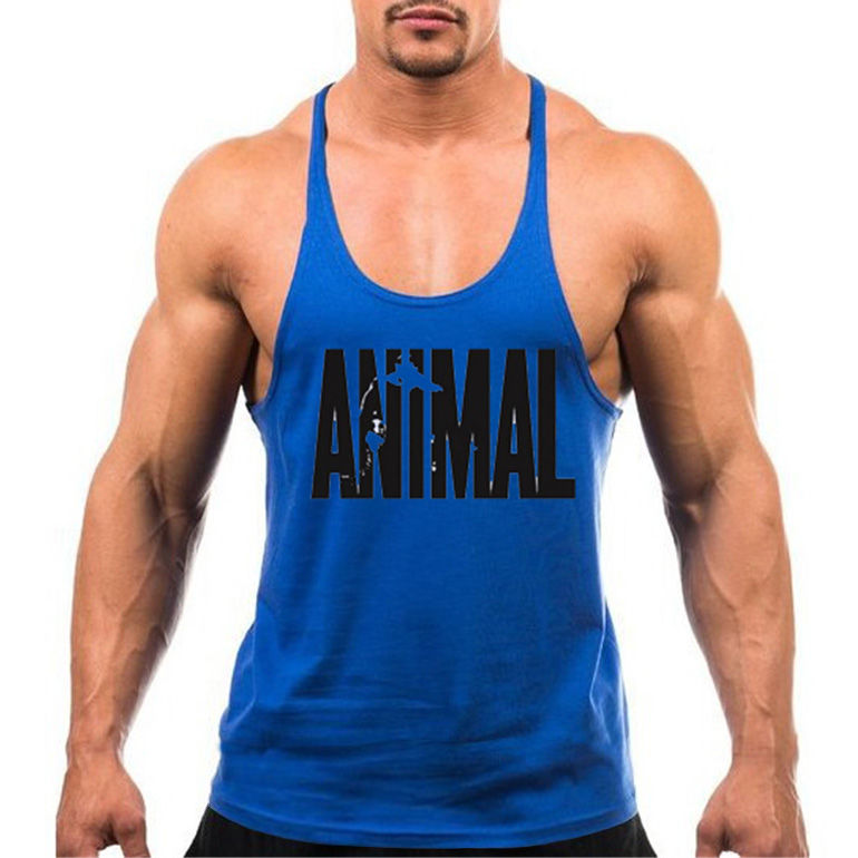 Miniatura: Muscle guys Brand Clothing Gym Tank Tops Mens Fitness cotton Clothes Singlets Me