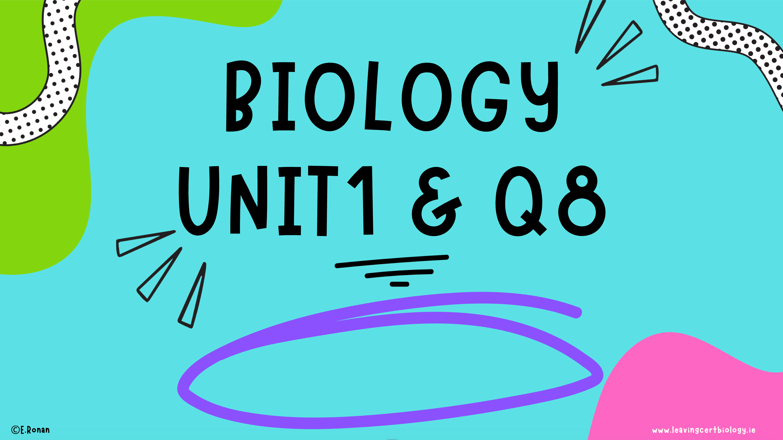 Masterclass Recording: All Unit 1 + Q8 Experiments