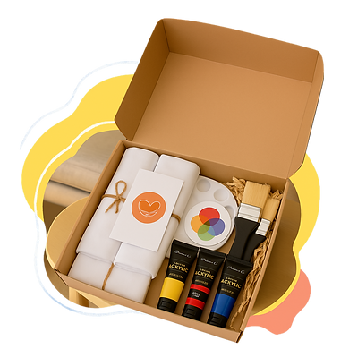 diy forever hugs shirt painting kit - feature