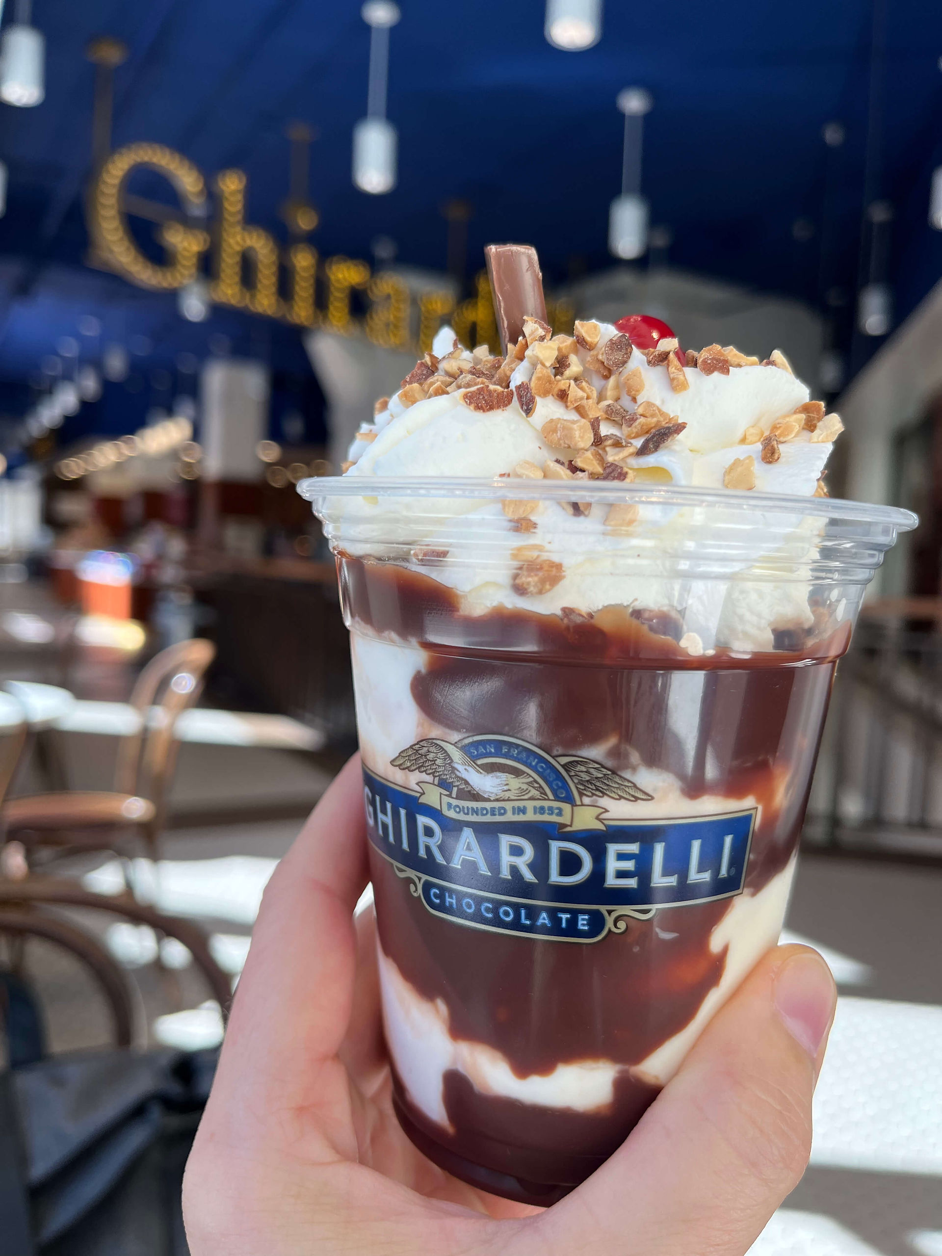 Na zmrzlině v Ghirardelli