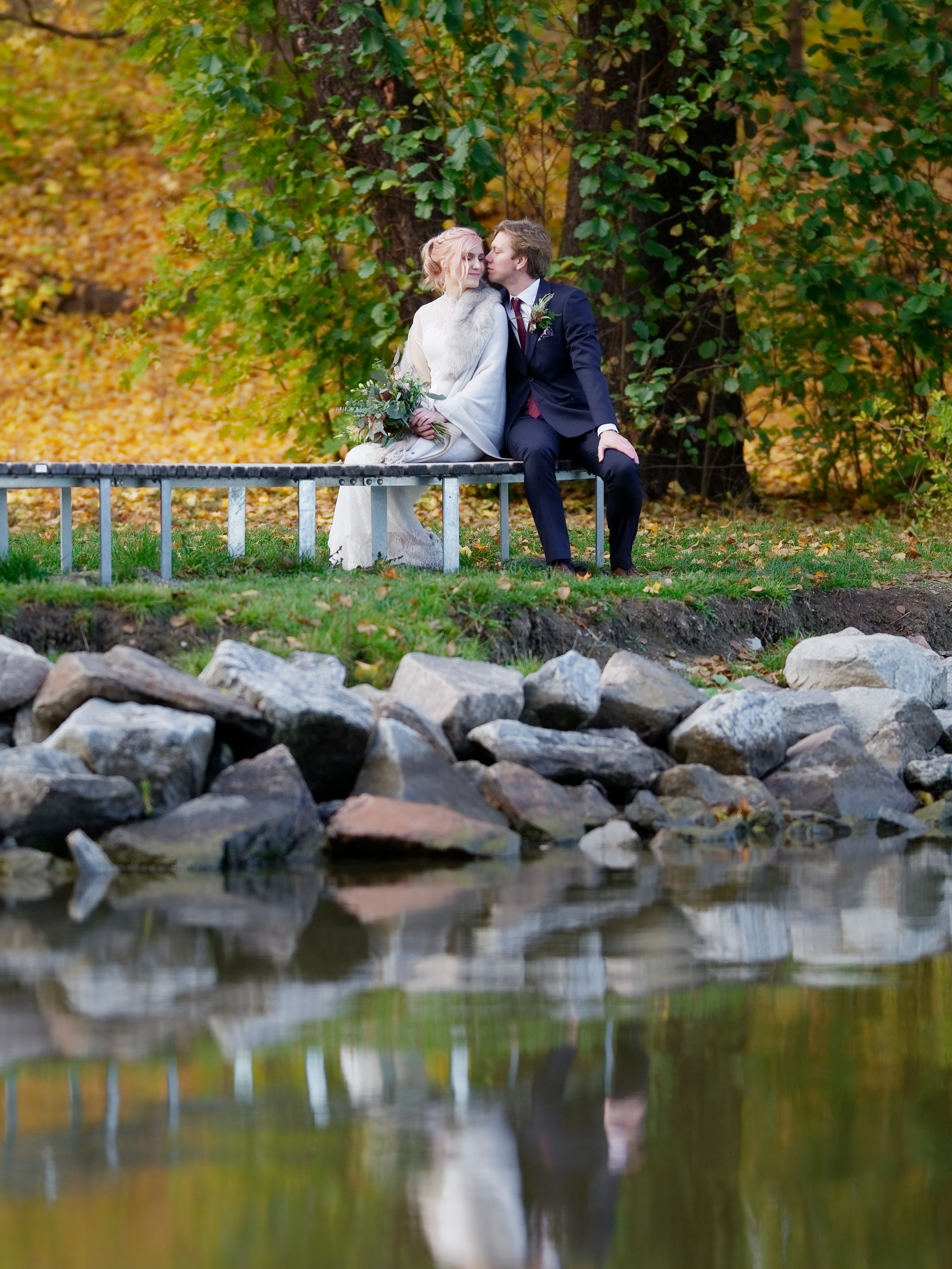 Bröllopsporträtt 3 - Ellen och Jakob