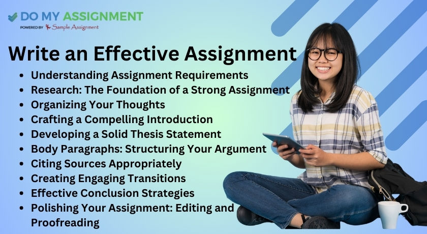A vibrant image featuring students with Tablet, C and a Bag, creating a productive atmosphere. The text overlay reads, "Do My Assignment," emphasizing a focus on efficient and reliable academic support.