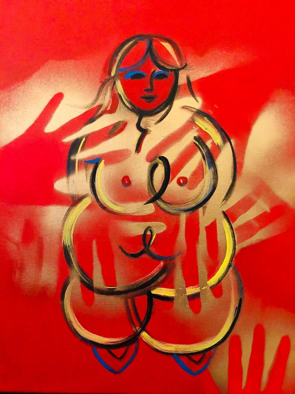 red, bbw