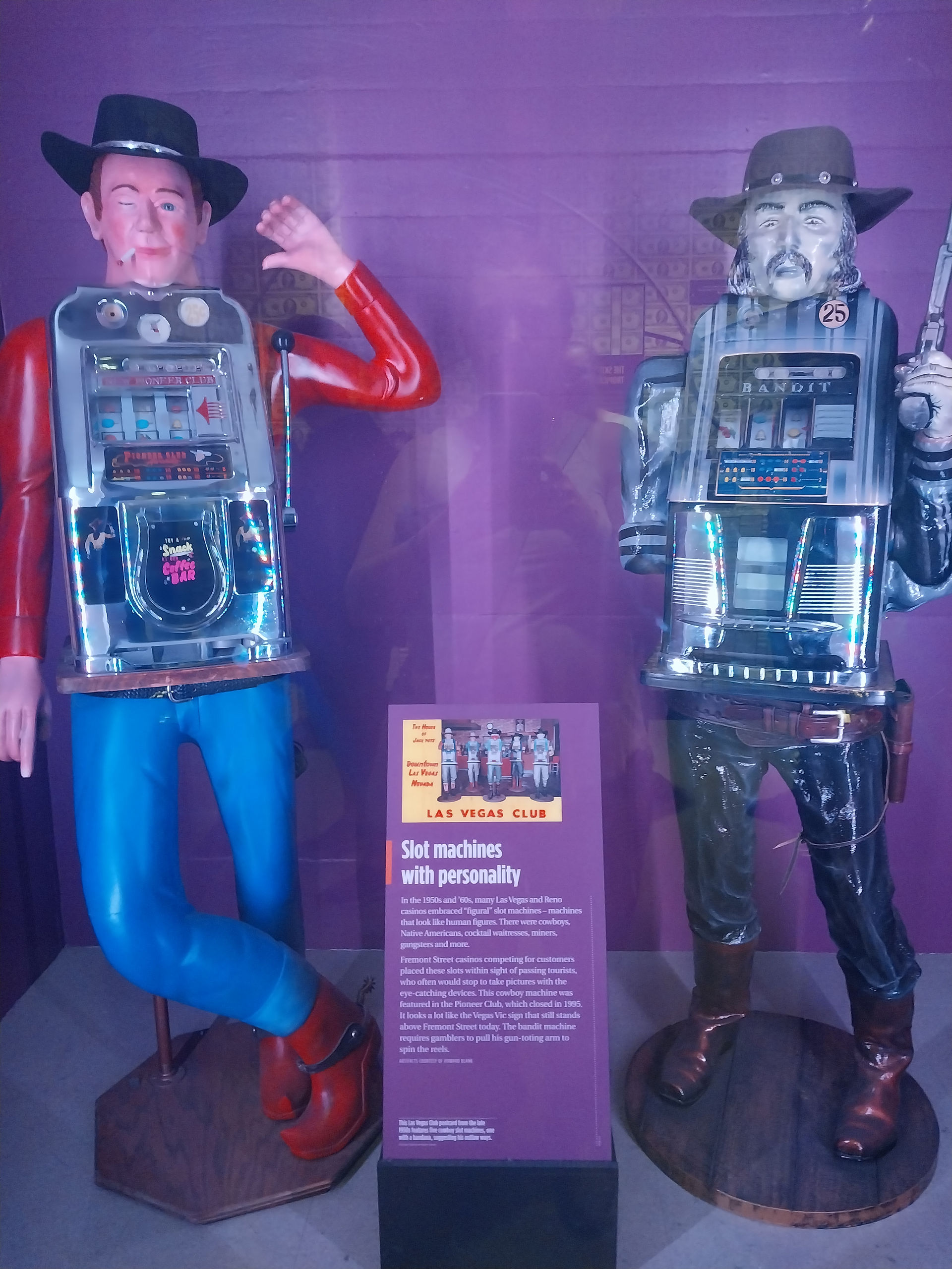 One arm bandit at Mob Museum Las Vegas