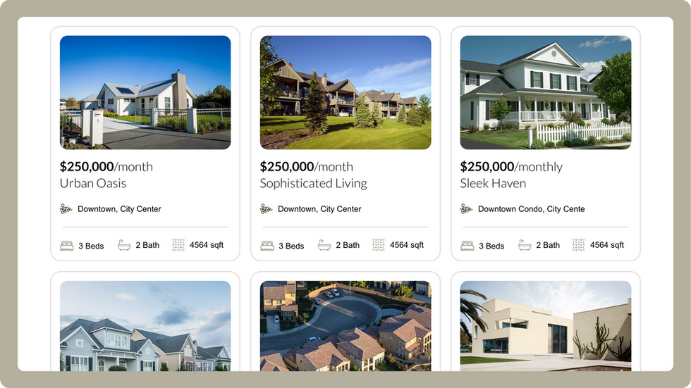 Real Estate Consultant Template, wix studio template, Property page