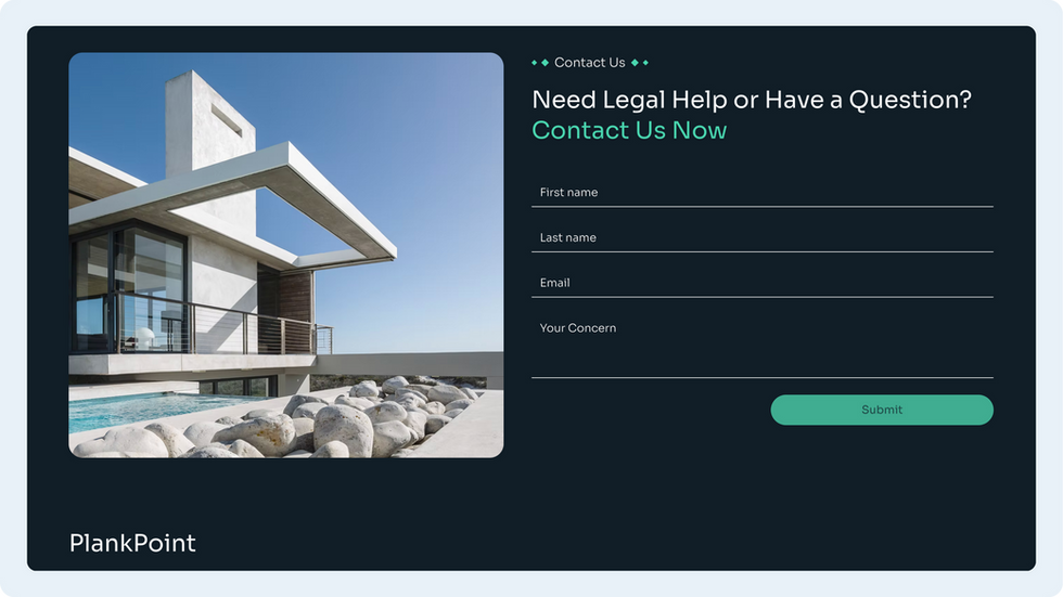 Architecture Firm Template, wix studio template, Contact page