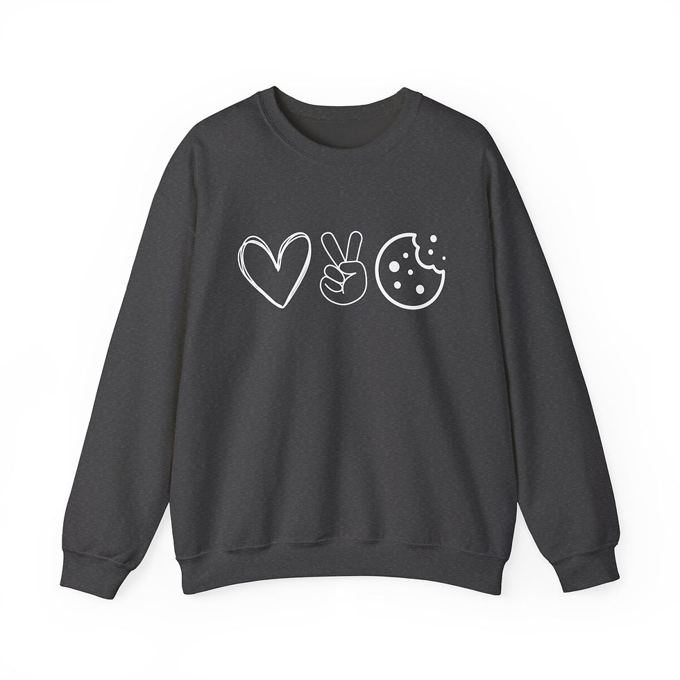 Thumbnail: Love, Peace & Cookies Sweatshirt