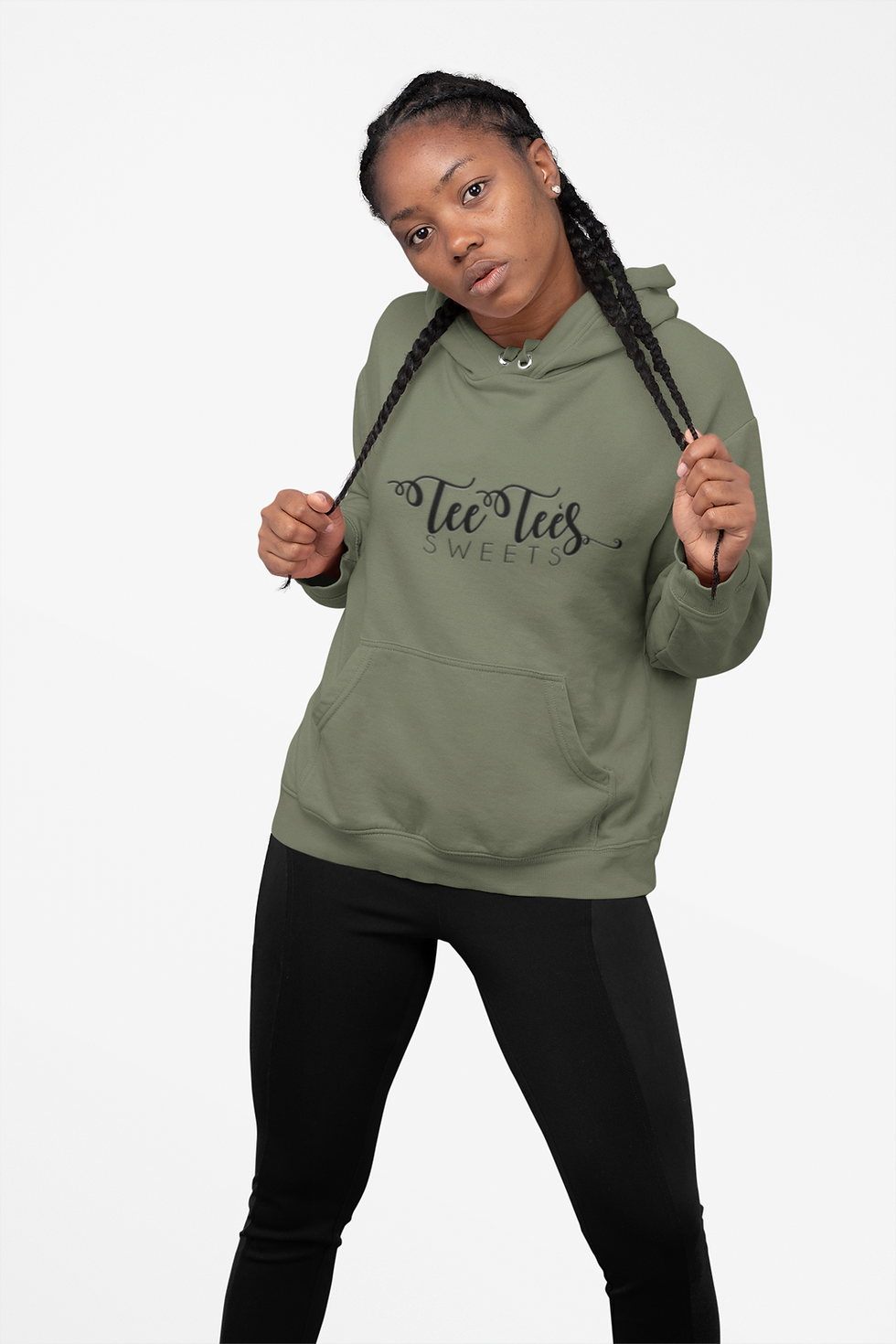 Thumbnail: Tee Tee’s Sweets Simplified Logo Heavyweight Hoodie