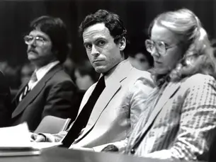 Ted Bundy trial era photograph — criminal psychology analysis of escapes and Chi Omega trial by The Crime Ledger